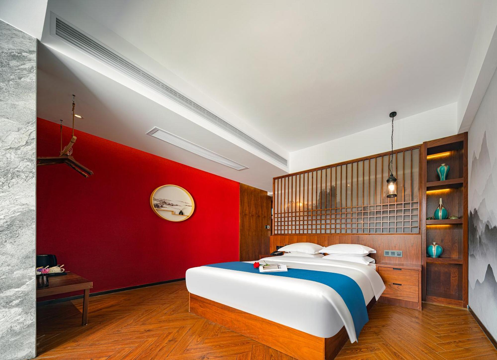 張家界武陵源北岸輕奢客棧 森林公園店 Hotel Zhangjiajie Buitenkant foto